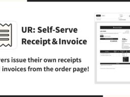 【海外向け】EC アプリ「UR: Self-Serve Receipt＆Invoice」を株式会社 UnReact がリリース