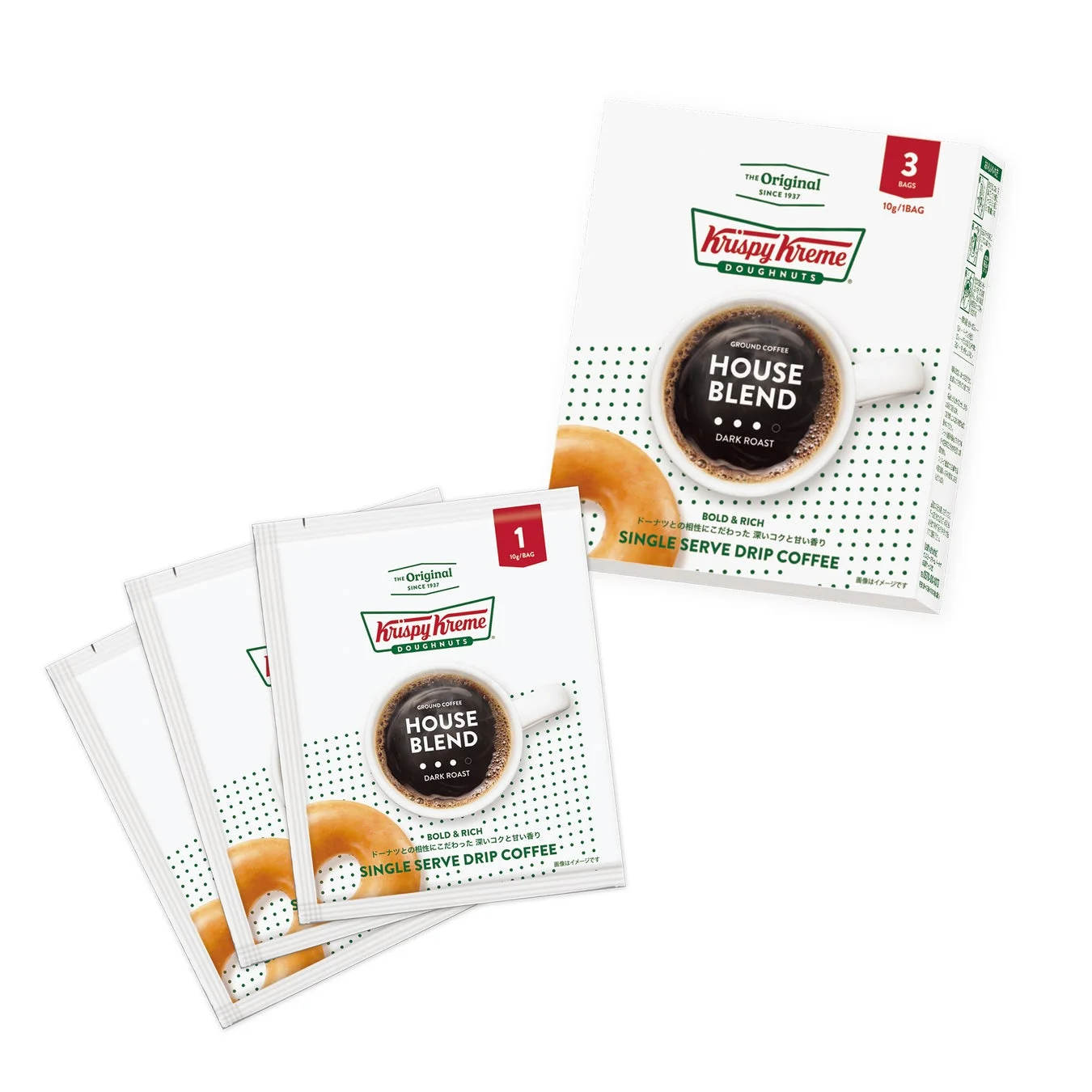 クリスピー・クリーム・ドーナツから「ドリップバッグ」新登場!国際コーヒーデーにドーナツと相性抜群の本格コーヒーを自宅で