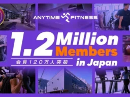 エニタイムフィットネス、国内会員120万人突破！世界6,000店舗達成の快挙