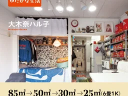 85㎡から25㎡へ！大木奈ハル子氏が贈る『小さく暮らす 25㎡のゆたかな生活』本日発売！