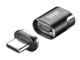 ケーブルをマグネット化！Type-C変換アダプタ発売