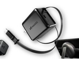 【67Wの頼れる安心】1mのUSBケーブルがすっきり内蔵。巻取り式急速充電器。ケーブルの持ち忘れもなくなる。USB PD/PPS対応。Amazonにて販売開始｜株式会社メイカーズ