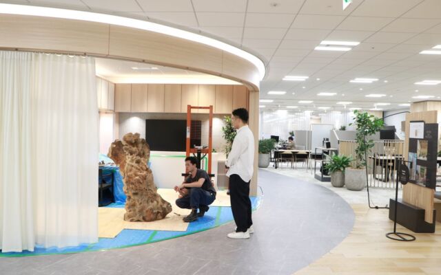 オフィスに“アトリエ”を　三井不動産のフロアで東京藝大大学院の彫刻家が常駐制作、NOMAL「WORK WITH ARTIST」が第一弾
