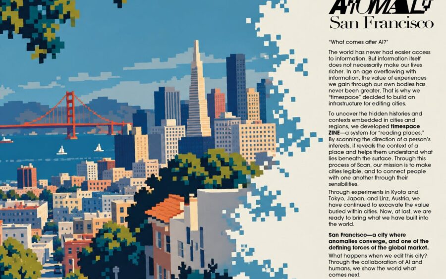 timespace、TechCrunch Disrupt 2026にあわせ「SF / ZINE」をサンフランシスコで展開
