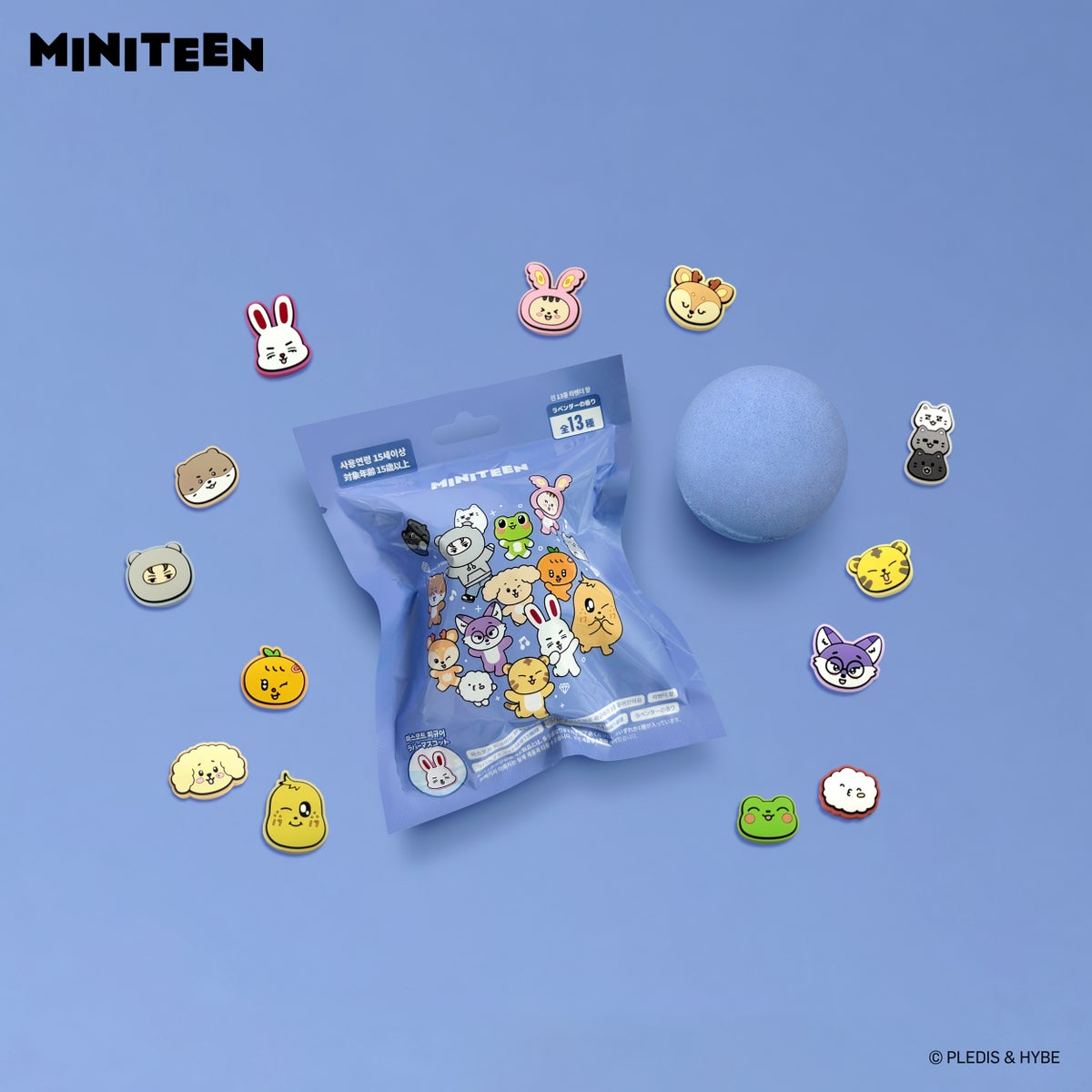 SEVENTEEN公式キャラクター「MINITEEN」のバスボムが日本で新登場　10月30日（金）から販売開始