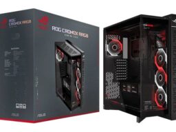 ASUSから、パノラマビューのフルタワーPCケース「ROG Cronox ARGB」2製品と、高い冷却性能と鮮やかなライティングのケースファン「ROG Eurux GR120 ARGB」8製品を発売