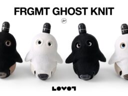 『LOVOT』×FRGMT、ゴーストをモチーフにした新作ニットベースウェアを発売 ブラックとホワイトの2色展開
