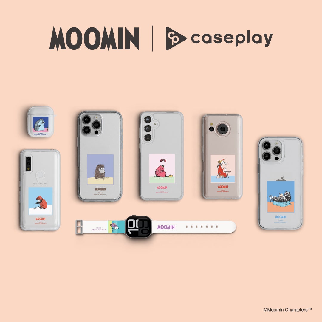 ニンニやモランが主役に　caseplayから「ムーミン」全7キャラクターのスマホアクセサリーが登場