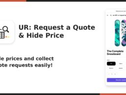 【海外向け】EC アプリ「UR: Request a Quote＆Hide Price」を株式会社 UnReact がリリース