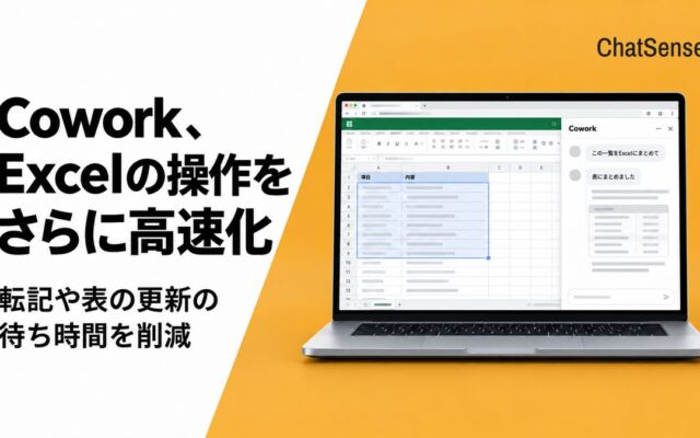 パソコン操作を完全自動化するRPAエージェント「Cowork」、エクセルなどM365アプリの操作をさらに高速化